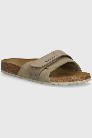 Birkenstock Klapki zamszowe Oita damskie kolor 1028056