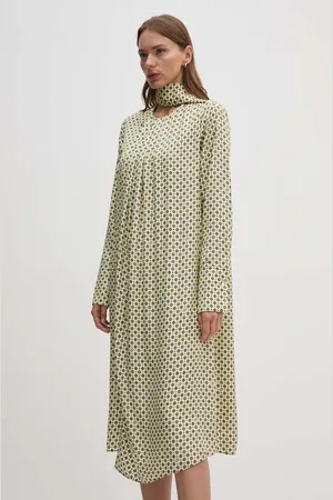 Tommy Hilfiger Sukienka kolor midi prosta WW0WW42318