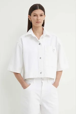 AERON Kurtka jeansowa CATANIA damska kolor przejściowa oversize AW24SSSH159451