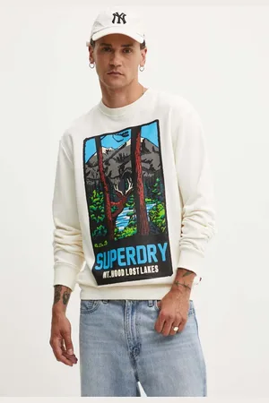 Superdry Bluza bawełniana męska kolor z nadrukiem M2014112A-2YW