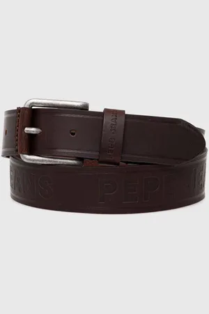 Pepe Jeans Pasek skórzany DAYTON BELT męski kolor PM021027