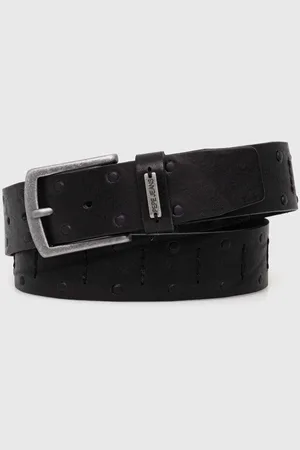 Pepe Jeans Pasek skórzany KENT BELT męski kolor PM021030