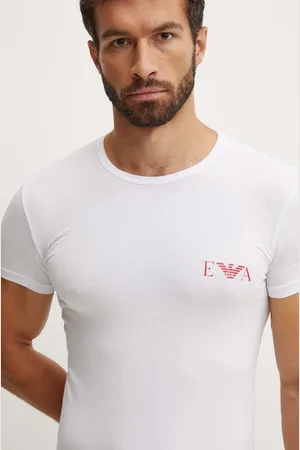 Emporio Armani T-shirt lounge 2-pack kolor z nadrukiem 111670 4F715