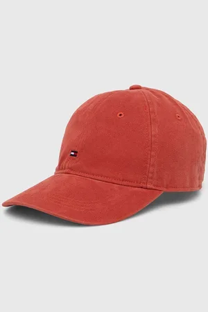 Tommy Hilfiger Czapka z daszkiem bawełniana kolor gładka AM0AM12531