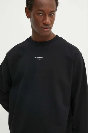 Drôle de Monsieur Bluza bawełniana męska kolor z nadrukiem PERM.SW148.CO127 Le Sweatshirt Slogan Cl