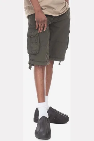Alpha Industries Szorty bawełniane Jet kolor brązowy 191200.136-BRAZOWY