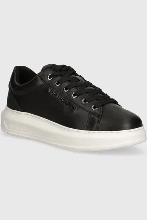 Karl Lagerfeld Sneakersy skórzane KAPRI MENS kolor KL52575N