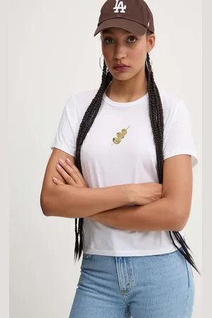 Abercrombie & Fitch T-shirt bawełniany damski kolor KI157-4084