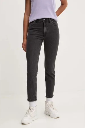 Abercrombie & Fitch Jeansy damskie kolor KI155-3424
