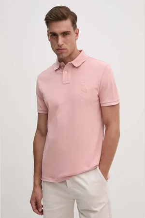 Ralph Lauren Polo bawełniane kolor gładki 710938137