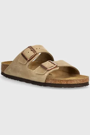 Birkenstock Klapki nubukowe Arizona kolor 352201