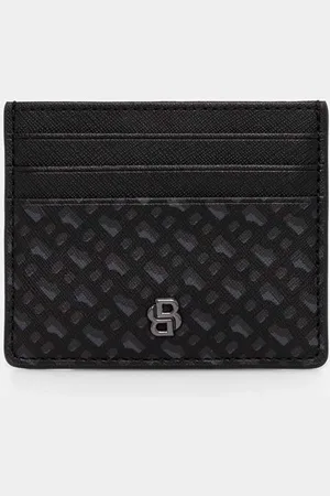 HUGO BOSS Etui na karty skórzane kolor 50523971