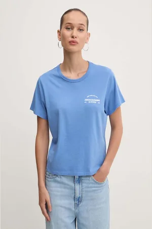 Abercrombie & Fitch T-shirt bawełniany damski kolor KI157-4307