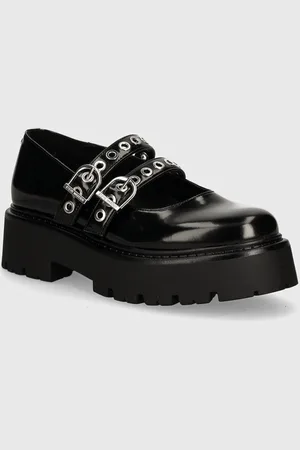 Steve Madden Półbuty skórzane Overt damskie kolor na platformie SM11003286