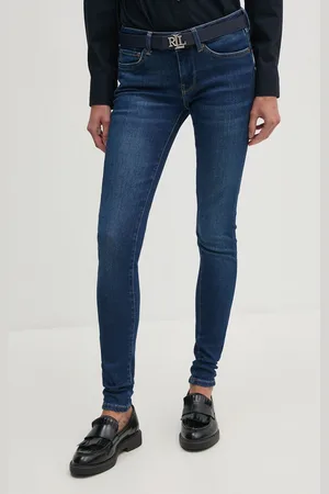 Pepe Jeans Jeansy SKINNY JEANS LW damskie kolor PL204583DP6