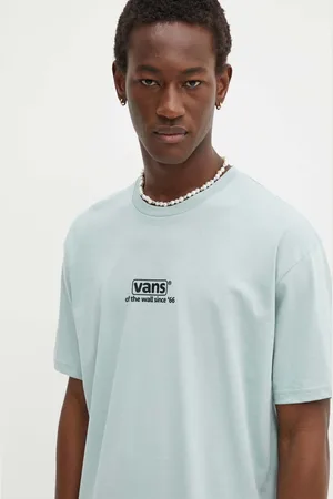 Vans T-shirt bawełniany męski kolor z nadrukiem VN000HFFM8I1