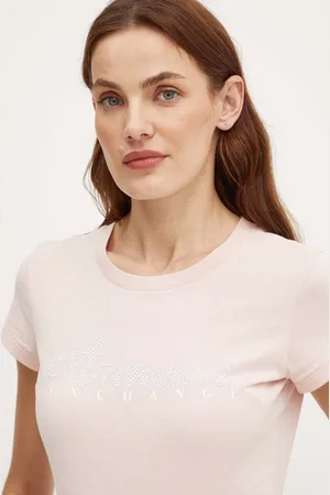 Armani Exchange T-shirt bawełniany kolor