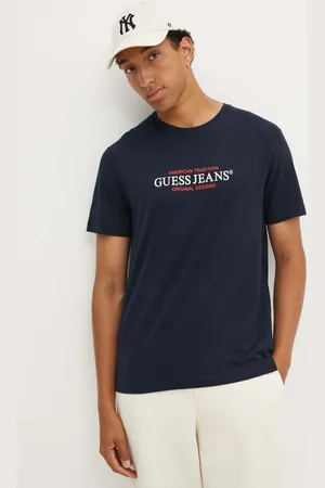 Guess T-shirt bawełniany męski kolor z nadrukiem M4YI42 K8FQ4