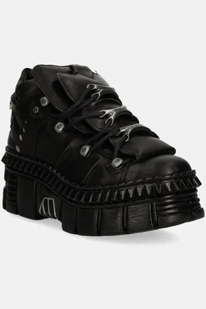 New Rock Sneakersy CRUST NEGRO + TOWER CASCO NEGRO kolor M-WALL106-S13