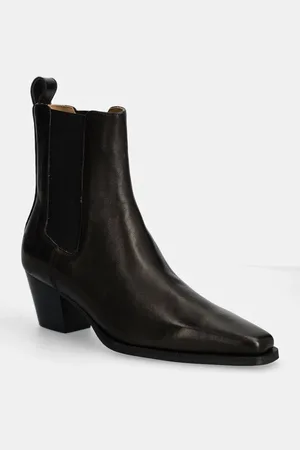 Copenhagen Shoes Sztyblety skórzane damskie kolor na słupku CPH247