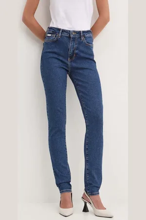Guess Jeansy damskie kolor W4YA92 D5CB2