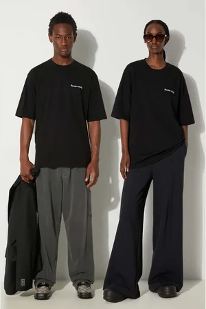 Filling pieces T-shirt bawełniany Boxy kolor gładki 74413781861