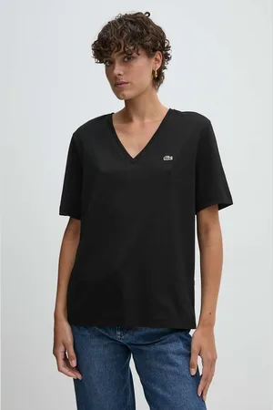 Lacoste T-shirt bawełniany damski kolor