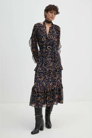 Ralph Lauren Sukienka kolor midi rozkloszowana 200940190