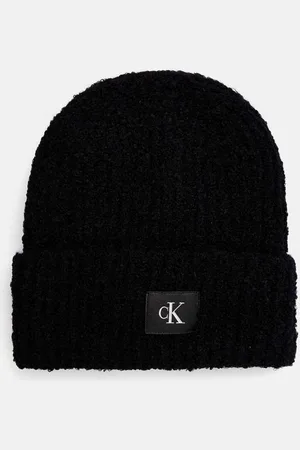 Calvin Klein Czapka wełniana kolor K60K612652