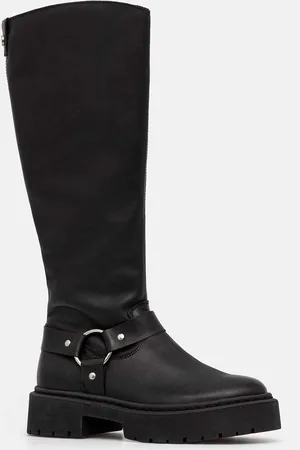 Steve Madden Kozaki Glimmer damskie kolor na płaskim obcasie lekko ocieplone SM11003331