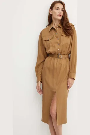 Pinko Sukienka kolor midi dopasowana 104147 A24H