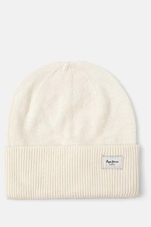 Pepe Jeans Czapka z domieszką wełny YELA HAT kolor z cienkiej dzianiny PL040360