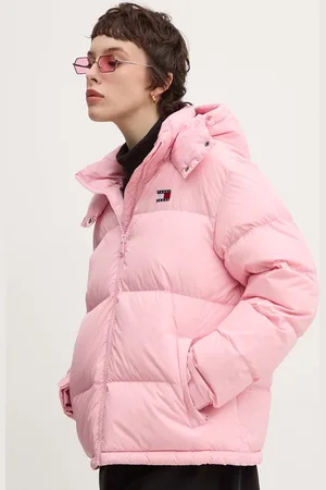 Tommy Hilfiger Kurtka puchowa damska kolor zimowa oversize DW0DW18610