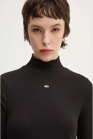Tommy Hilfiger Longsleeve damski kolor z półgolfem DW0DW19830