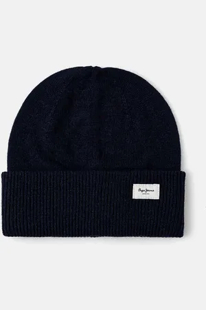 Pepe Jeans Czapka z domieszką wełny YELA HAT kolor z cienkiej dzianiny PL040360