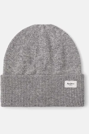 Pepe Jeans Czapka z domieszką wełny YELA HAT kolor z cienkiej dzianiny PL040360