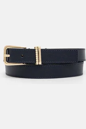 Tommy Hilfiger Pasek skórzany damski kolor AW0AW16602