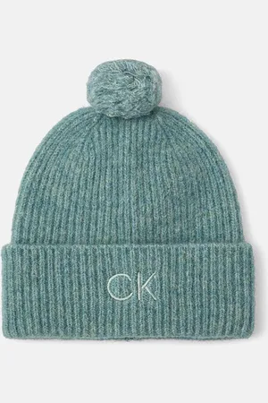 Calvin Klein Czapka wełniana kolor wełniana K60K612586