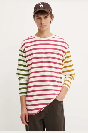 Desigual Longsleeve bawełniany CAROLINAN kolor wzorzysty 24WMTK37