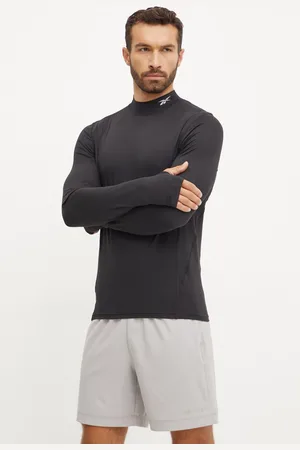Reebok Longsleeve męski kolor gładki 100070559