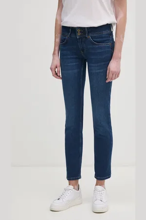 Pepe Jeans Jeansy SLIM JEANS LW damskie kolor PL204729DP6