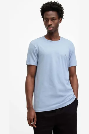 AllSaints T-shirt TONIC SS CREW męski kolor gładki
