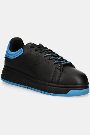 Emporio Armani Sneakersy skórzane kolor X4X264 XN001 K729