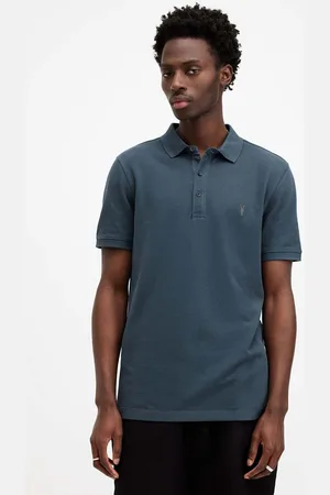 AllSaints Polo REFORM SS męski kolor gładki MD051H