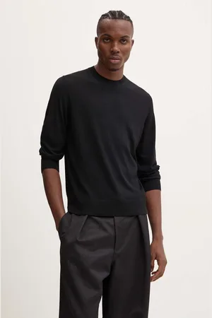 THEORY Sweter wełniany męski kolor lekki J0781713