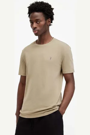 AllSaints T-shirt bawełniany BRACE SS CREW męski kolor gładki MD131G