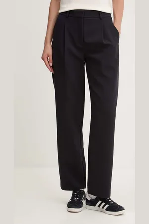 Abercrombie & Fitch Spodnie damskie kolor proste high waist KI156-4358