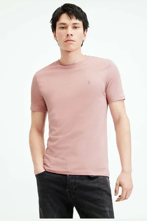 AllSaints T-shirt bawełniany BRACE SS CREW męski kolor gładki MD131G