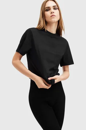 AllSaints T-shirt bawełniany HOLLI damski kolor W187JB