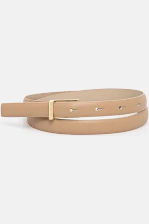 HUGO BOSS Pasek skórzany damski kolor 50522939